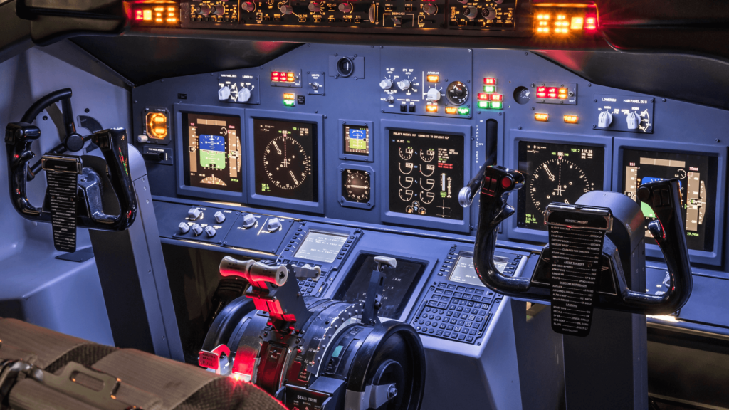 airplane cockpit technology keypads controls