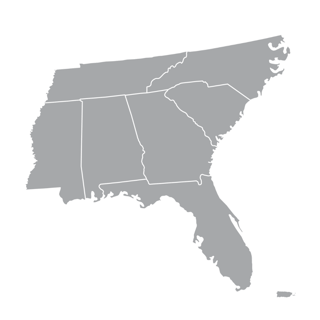 southeastern United States territory